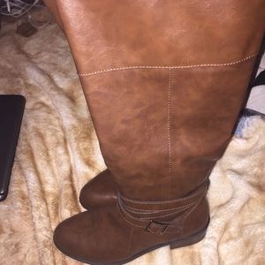 AZ Jean Co. Brown Knee Boots